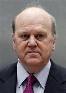 Irish Finance Minister Noonan waits for the start of an eurozone finance ministers meeting in Luxembourg Irish Finance Minister Noonan waits for the start of an eurozone finance ministers meeting in Luxembourg