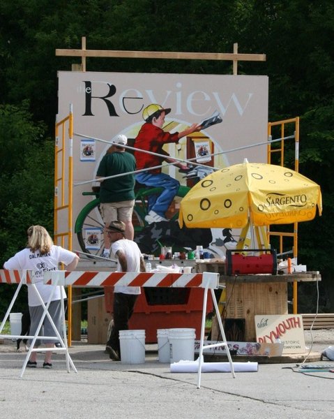 The Walldogs Rock The Cheese Capital - 21 Incredible Murals Created By Hundreds Of Artists From All Over The World For Us To Enjoy In Downtown Plymouth! Here are the beautiful results of all of their hard work. (6-24-2011)