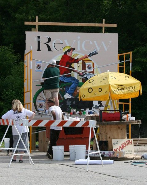 The Walldogs Rock The Cheese Capital - 21 Incredible Murals Created By Hundreds Of Artists From All Over The World For Us To Enjoy In Downtown Plymouth! Here are the beautiful results of all of their hard work. (6-24-2011)