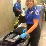 TSA Workers At Airport