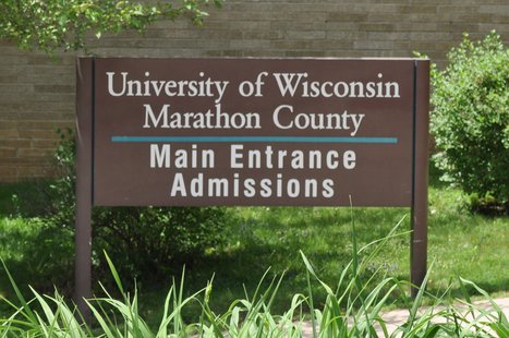 University of Wisconsin - Marathon County Campus main entrance sign in Wausau. Image taken on 6/24/2011 University of Wisconsin - Marathon County Campus main entrance sign in Wausau. Image taken on 6/24/2011