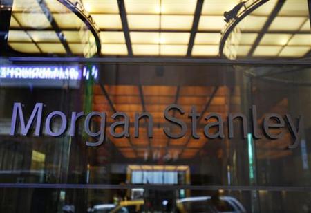 The entrance to the Morgan Stanley headquarters is seen in New York The entrance to the Morgan Stanley headquarters is seen in New York