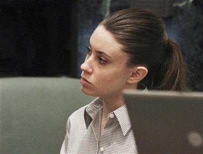 Casey Anthony sits in court before the start of her murder trial at the Orange County Courthouse in Orlando Casey Anthony sits in court before the start of her murder trial at the Orange County Courthouse in Orlando