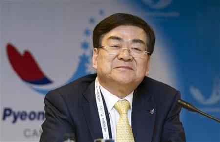 Yang Ho Cho speaks to the media ahead of the 123rd IOC Session in Durban Yang Ho Cho speaks to the media ahead of the 123rd IOC Session in Durban