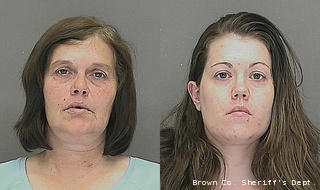 Melody Menghini (left) and Abby Nevin
