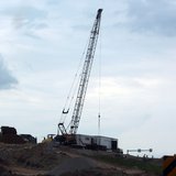 Road Construction - Crane At Work Road Construction - Crane At Work