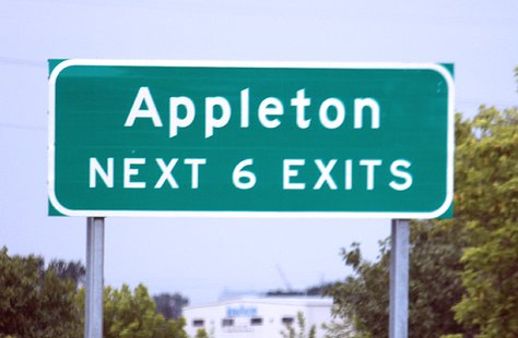 Appleton Road Sign Appleton Road Sign