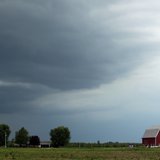 Rain Storm Threatening A Farm Rain Storm Threatening A Farm