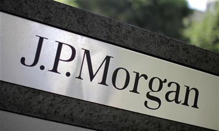 A sign is seen outside the JPMorgan office in Los Angeles A sign is seen outside the JPMorgan office in Los Angeles
