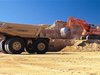 Handout photograph of truck being loaded at Macarthur Coal's Coppabella mine