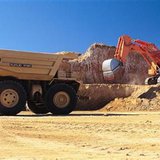 Handout photograph of truck being loaded at Macarthur Coal's Coppabella mine Handout photograph of truck being loaded at Macarthur Coal's Coppabella mine
