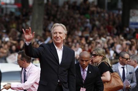Cast member Rickman arrives for premiere of the film "Harry Potter and the Deathly Hallows: Part 2" in New York Cast member Rickman arrives for premiere of the film "Harry Potter and the Deathly Hallows: Part 2" in New York