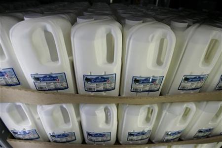 Milk is for sale at a Sam's Club in Fayetteville Milk is for sale at a Sam's Club in Fayetteville