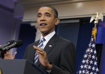 President Barack Obama answers questions during a press conference in the Brady Press Briefing Room of the White House in Washington President Barack Obama answers questions during a press conference in the Brady Press Briefing Room of the White House in Washington