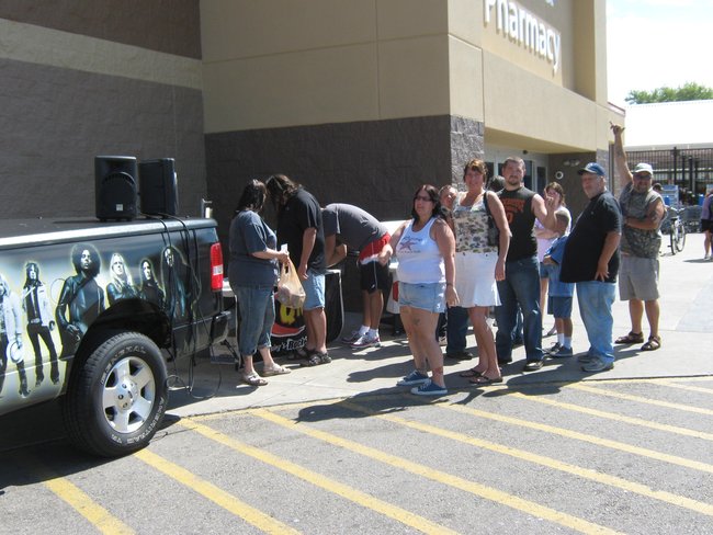 Q106 was on hand for the grand re-opening of the Jackson Wal Mart! Thanks for paying a visit, Rock On!