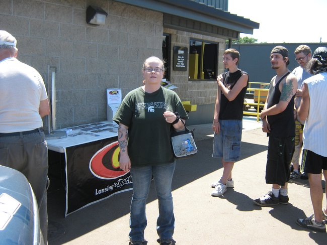 We "recycled" our old Q106 Suburban at Omni Source! It was a bittersweet moment! Thank you for stopping out to witness the destruction!