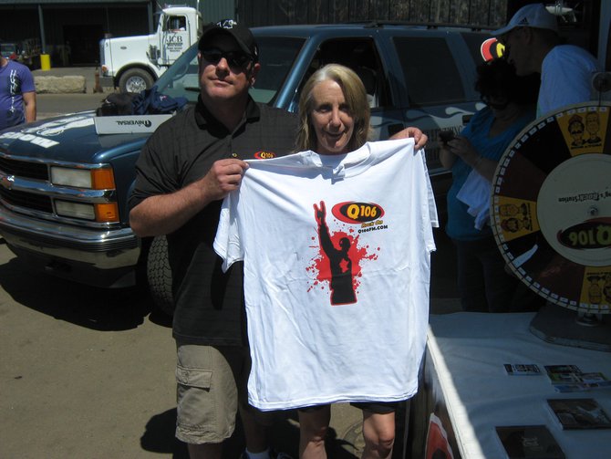 We "recycled" our old Q106 Suburban at Omni Source! It was a bittersweet moment! Thank you for stopping out to witness the destruction!