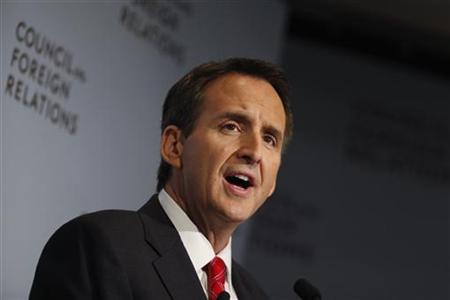 Former Minnesota Governor and candidate for the 2012 Republican Presidential Nomination Tim Pawlenty, addresses the Council on Foreign Relat Former Minnesota Governor and candidate for the 2012 Republican Presidential Nomination Tim Pawlenty, addresses the Council on Foreign Relat
