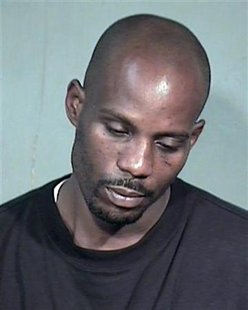 Rapper Earl "DMX" Simmons is shown in this Maricopa County Sheriff's Department booking photograph Rapper Earl "DMX" Simmons is shown in this Maricopa County Sheriff's Department booking photograph