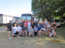The scene backstage during the meet & greet with Black Stone Cherry and Theory of a Deadman!