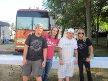 The scene backstage during the meet & greet with Black Stone Cherry and Theory of a Deadman!