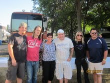 The scene backstage during the meet & greet with Black Stone Cherry and Theory of a Deadman!