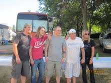 The scene backstage during the meet & greet with Black Stone Cherry and Theory of a Deadman!