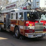 Aerial fire truck Aerial fire truck
