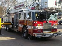 Aerial fire truck