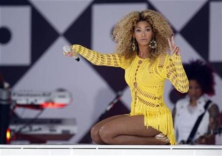 Beyonce performs in Central Park during ABC's 'Good Morning America' in New York Beyonce performs in Central Park during ABC's 'Good Morning America' in New York