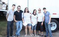 Backstage at Fond Du Lac Fair with Theory of a Deadman 15