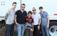 Backstage at Fond Du Lac Fair with Theory of a Deadman 11