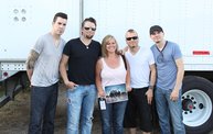 Backstage at Fond Du Lac Fair with Theory of a Deadman 10