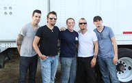 Backstage at Fond Du Lac Fair with Theory of a Deadman 6