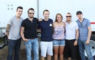 Backstage at Fond Du Lac Fair with Theory of a Deadman 5