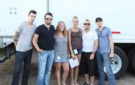 Backstage at Fond Du Lac Fair with Theory of a Deadman 4