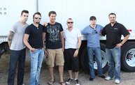 Backstage at Fond Du Lac Fair with Theory of a Deadman 3