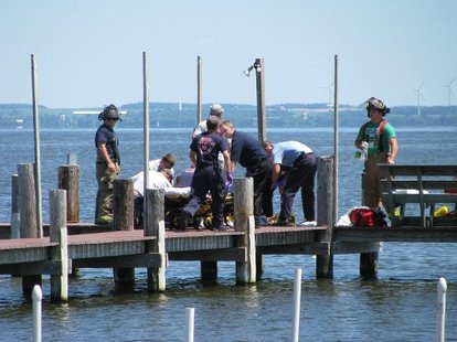 One victim was brought to shore, while another was airlifted to a nearby hosptial. Both were pronounced dead at the scene. One victim was brought to shore, while another was airlifted to a nearby hosptial. Both were pronounced dead at the scene.
