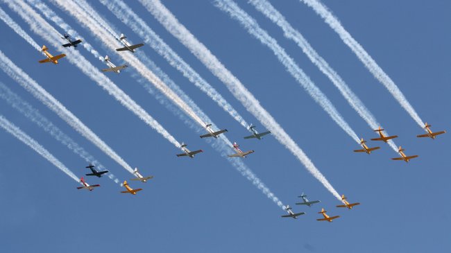 EAA AirVenture in Oshkosh is "The World's Greatest Aviation Celebration".