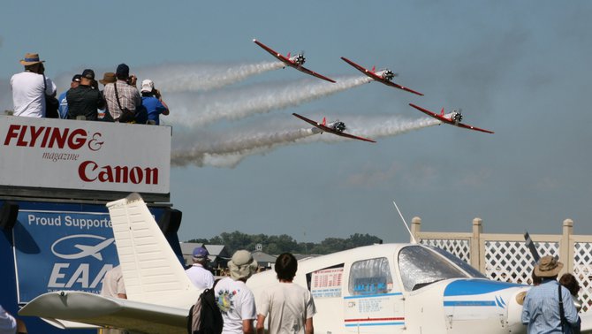 EAA AirVenture in Oshkosh is "The World's Greatest Aviation Celebration".