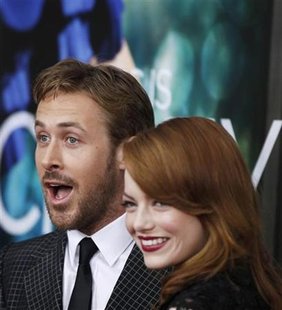 Cast members Gosling and Stone arrive for the premiere of their film 'Crazy, Stupid, Love' in New York Cast members Gosling and Stone arrive for the premiere of their film 'Crazy, Stupid, Love' in New York