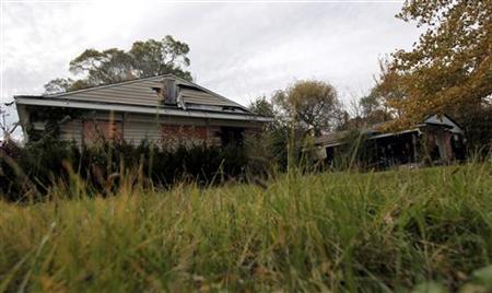 An abandoned and dilapidated home is seen in Detroit An abandoned and dilapidated home is seen in Detroit