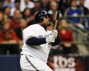 Milwaukee Brewers' 1B Prince Fielder REUTERS/Jeff Haynes