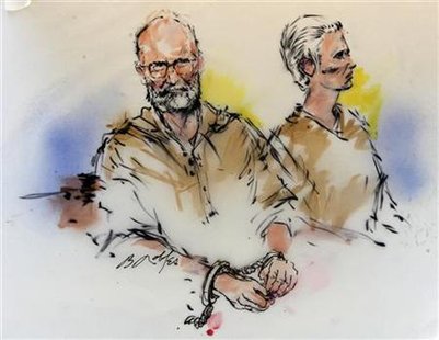 Accused Boston crime boss James "Whitey" Bulger and his girlfriend Catherine are shown during their arraignment in federal court in Los Ange Accused Boston crime boss James "Whitey" Bulger and his girlfriend Catherine are shown during their arraignment in federal court in Los Ange