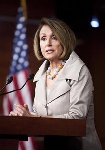 House Minority leader Nancy Pelosi (D-CA) speaks to the media on Capitol Hill