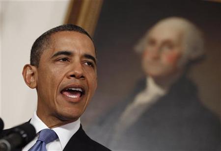 U.S. President Barack Obama delivers a statement on the U.S. debt ceiling talks at the White House in Washington U.S. President Barack Obama delivers a statement on the U.S. debt ceiling talks at the White House in Washington