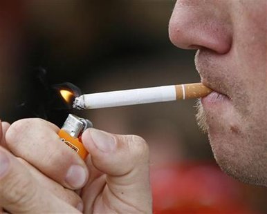 Cigarette smoking (Reuters) Cigarette smoking (Reuters)