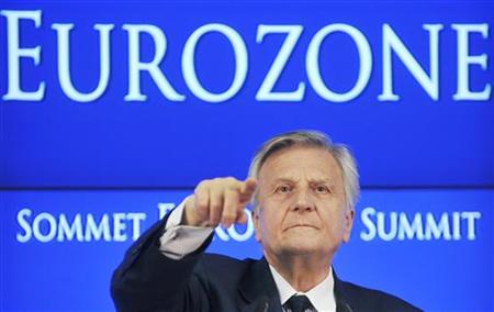 ECB President Trichet addresses a news conference at the end of an euro zone leaders crisis summit in Brussels ECB President Trichet addresses a news conference at the end of an euro zone leaders crisis summit in Brussels
