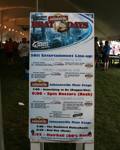 It’s a celebration of sausage, and Brat Days 2011 did NOT disappoint. From the 4 stages of entertainment, to the midway games, rides, and family area, to the brat eating competition and the headlining Spin Doctors on the main stage! Not to mention the amazing brats and brat filled food! We can’t wait for Brat Days 2012 with the Sheboygan Jaycees, Johnsonville, and Sheboygan’s Point!
