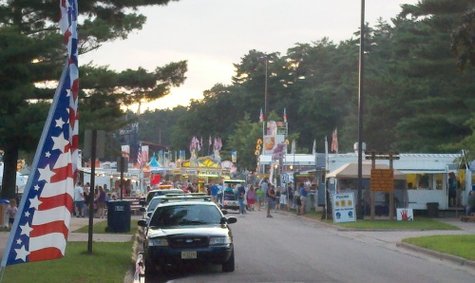 Wisconsin Valley Fair as seen from the East Gate of Marathon Park in Wausau, WI Wisconsin Valley Fair as seen from the East Gate of Marathon Park in Wausau, WI